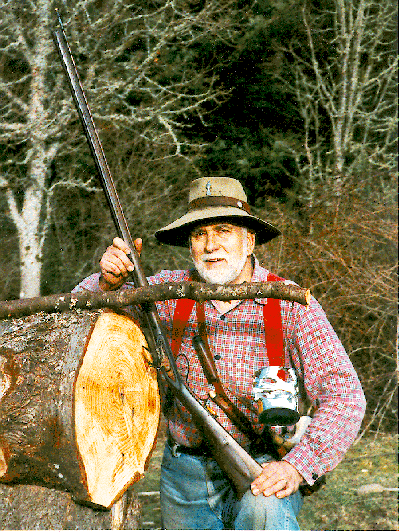 John Woolfolk with a Practice Target